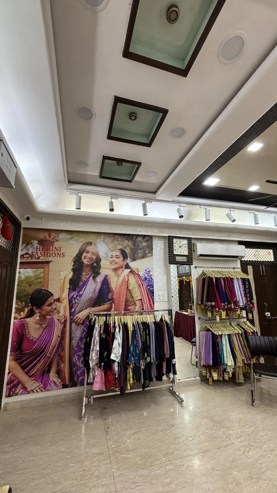 Harini Fashions collection interior